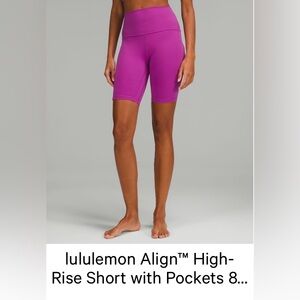 Lululemon Align High Rise Shorts
